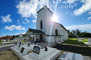 the church in Avarua Town