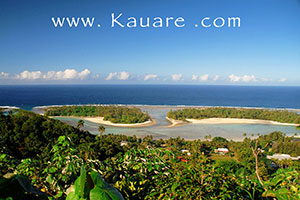 view from the muri lagoon lookout